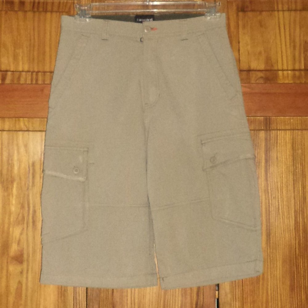 NO BOUNDARIES tan cargo shorts sz 30 men